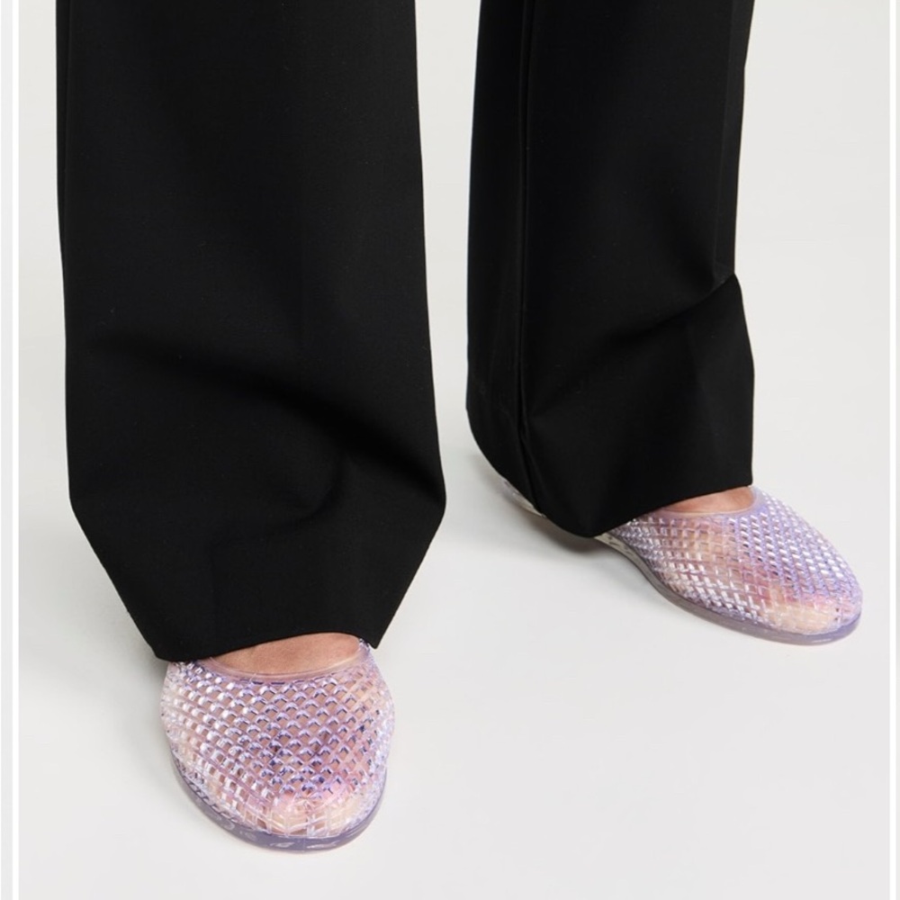 Ancient Greek Sandals Iro Flat Jelly in Clear